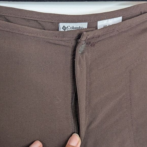 Columbia Titanium Hiking Straight Leg Adjustable Hem Pants Brown‎ 8 - Picture 3 of 8